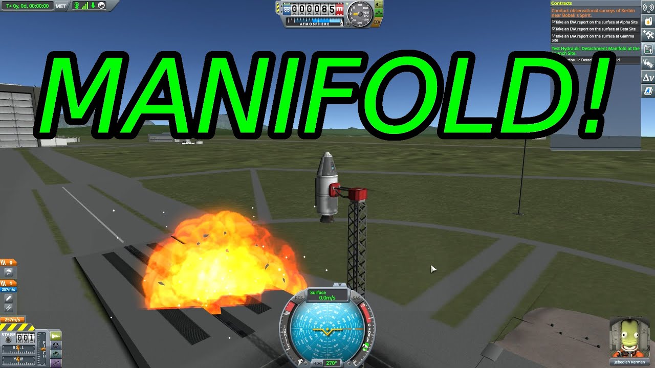 Hydraulic Detachment Manifold test YouTube