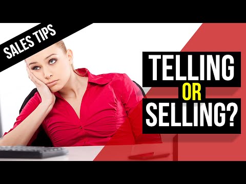 Solution Selling - Are You Telling or Selling?