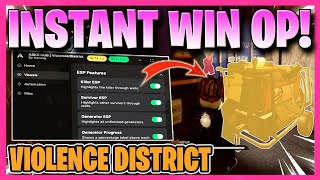 VIOLENCE DISTRICT SCRIPT *NO KEY* AUTO GENERATOR, AUTO WIN, GOD MODE, ESP & MORE! 🥇✅