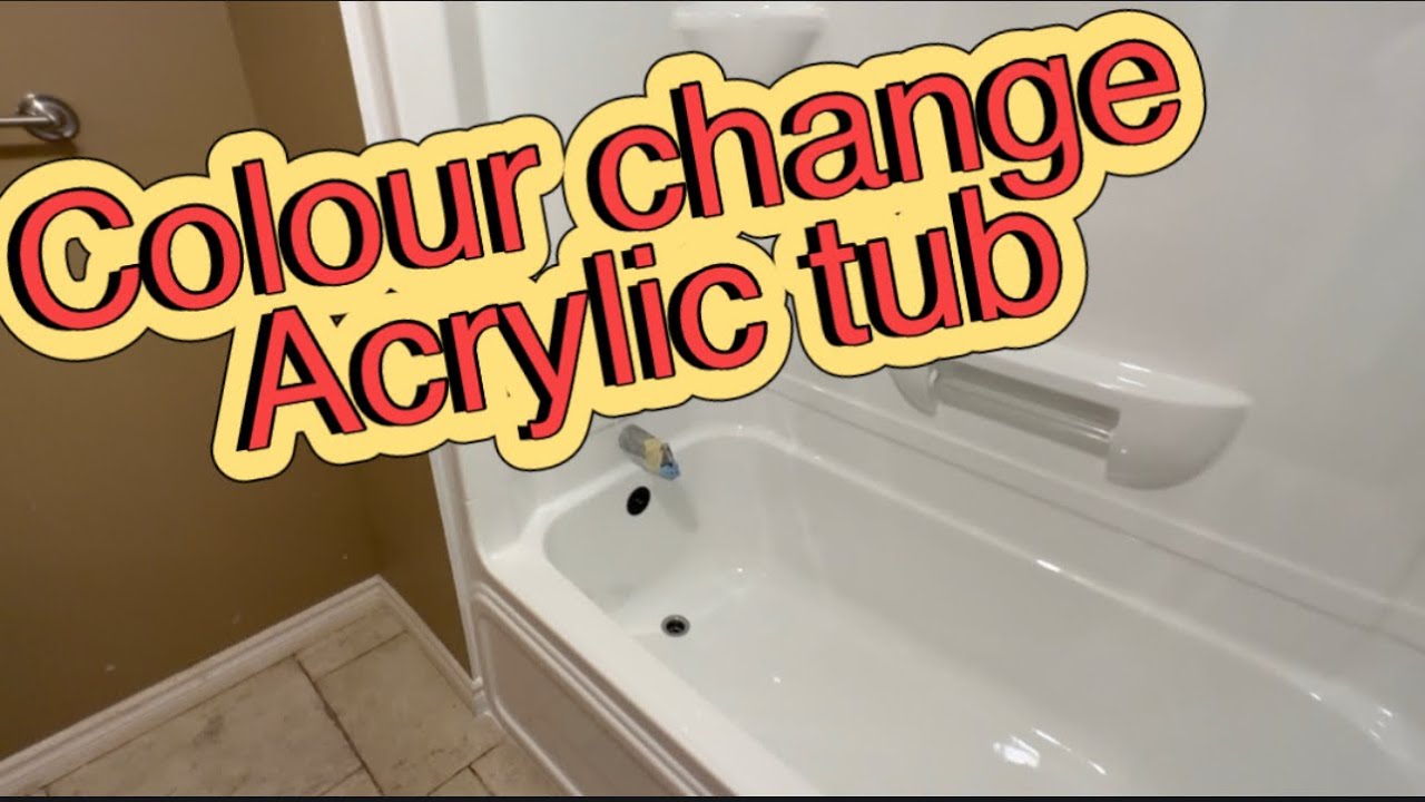 Colour change fiberglass/Acrylic tub? YouTube