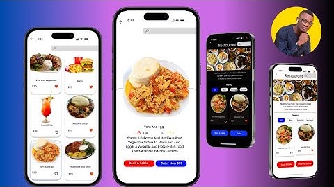 Learn how to design Food Delivery App With GPRS Tracking UI/UX Design Using Figma software