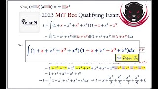 2023 MiT Integration Bee Qualifying Exam [Problem 4]