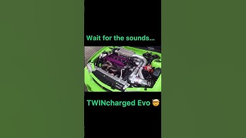 TWINcharged Evo!  #supercharged #turbo #shorts