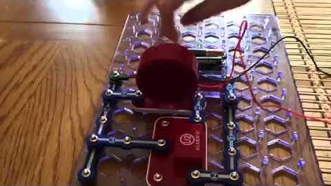 Snap Circuits with BG12 alarm system