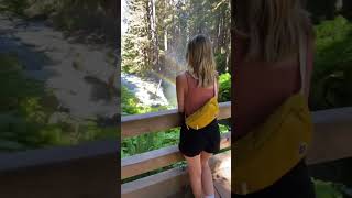wait till the end for a surprise 🥹 🌈🌈 Sol Duc Falls, Olympic National Park, Oregon Profile