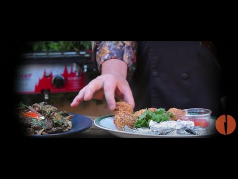 Crunchy Salmon Balls with Wasabi and Sesame Appetizer