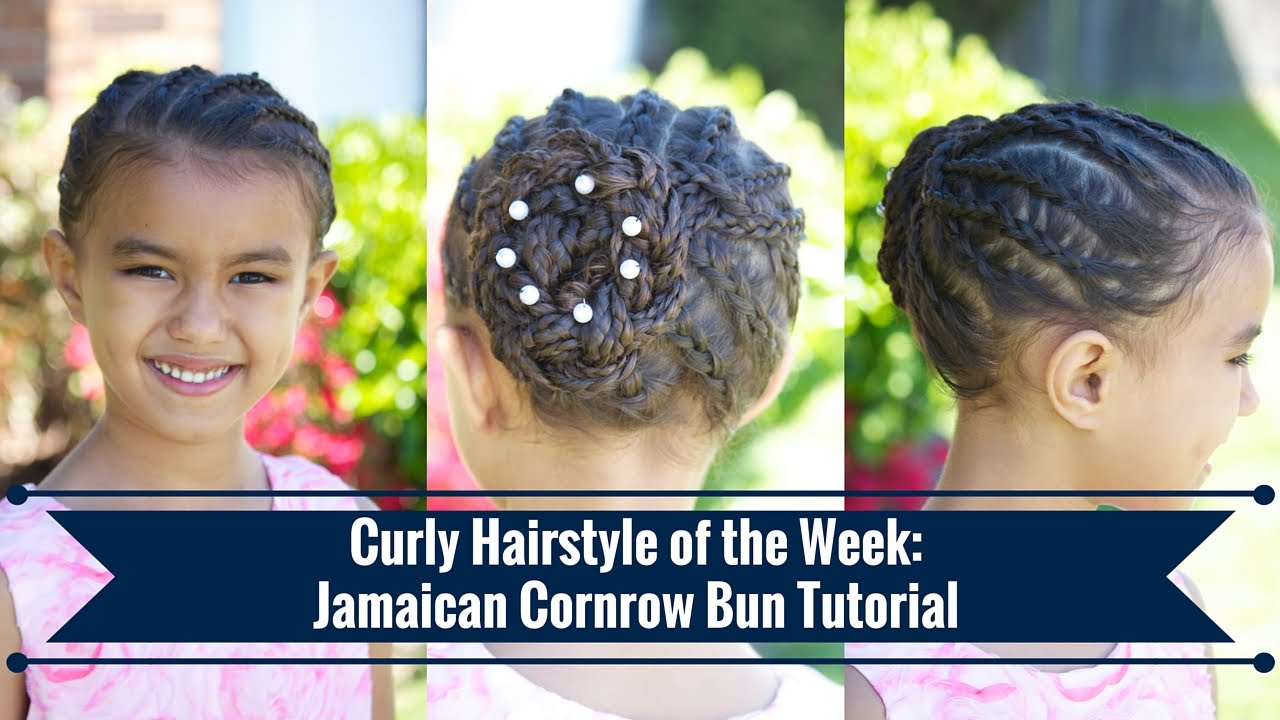 Image of Bun Jamaican hairstyle