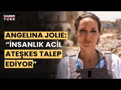 Angelina Jolie'dan Gazze için yardım çağrısı