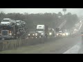 10-26-2020 Norman, OK - Ice Storm - Major Traffic Jam on I-35 - Numerous Accidents