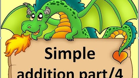 Part/4 - Maths - Year 1/2 - simple addition: Complete with the correct missing number