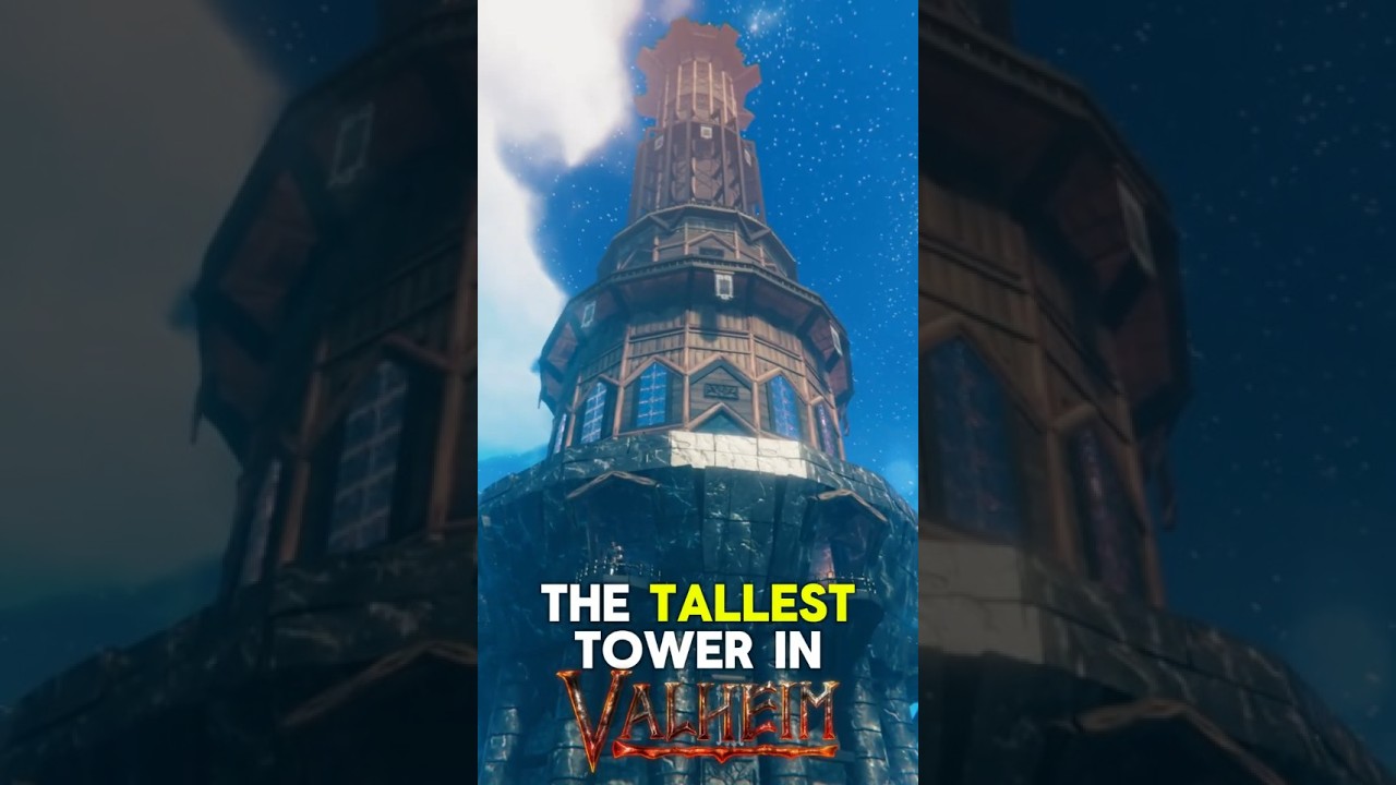 The TALLEST Possible Tower in Vanilla - Valheim Build 