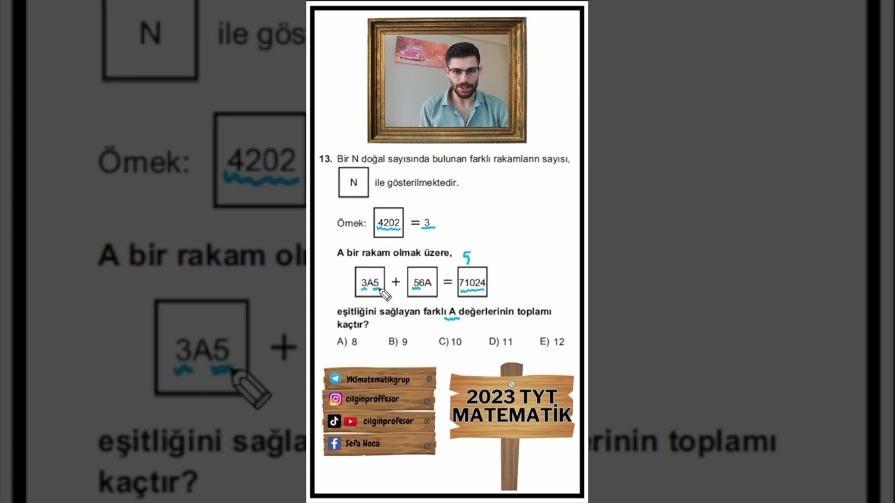 2023 TYT MATEMATİK SORU ÇÖZÜM