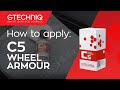 How to apply c5 wheel armour