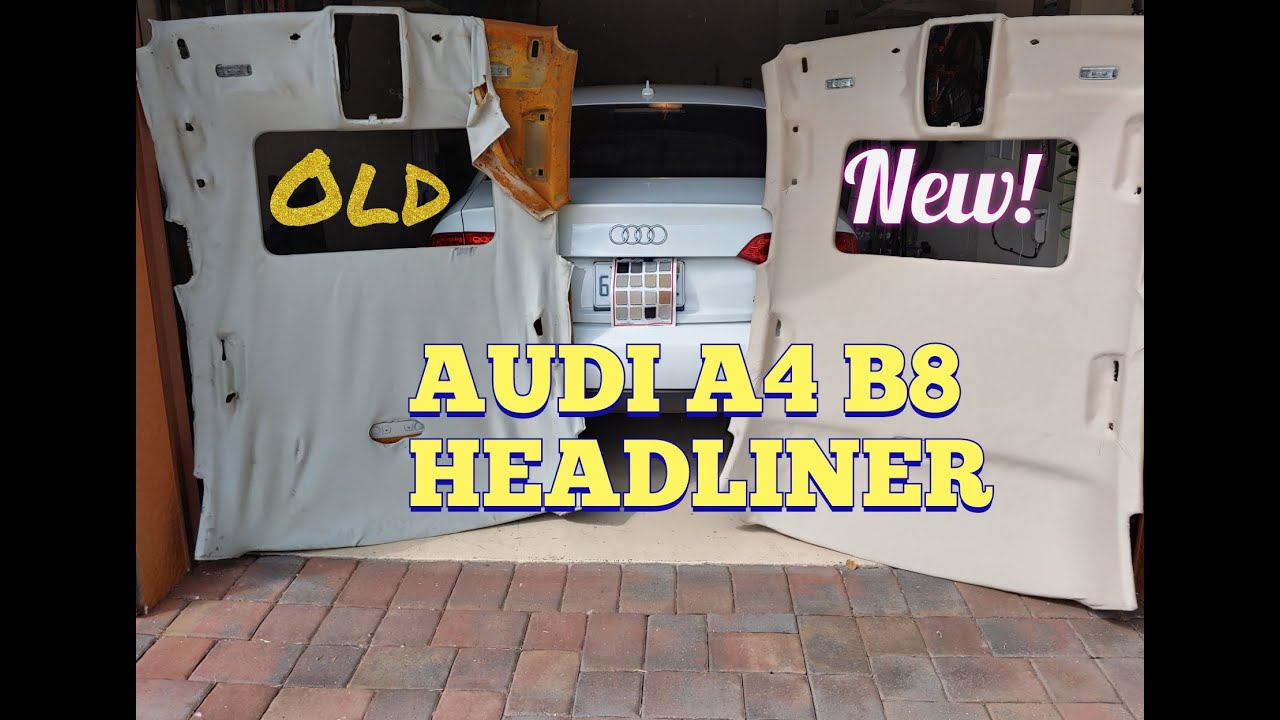 Audi A4 B8 Headliner Repair Fix 2009 to 2016 2010 2011 2012 2013 2014