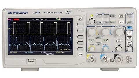 Introduction to Digital Storage Oscilloscope (DSO) using BK Precision 2190D