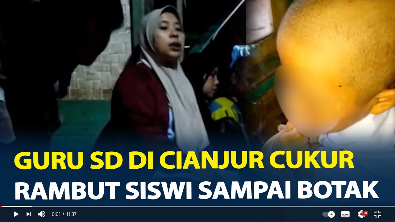 Gegara Banyak Kutu, Guru SD di Cianjur Cukur Rambut Siswi sampai Botak Tanpa Izin Orangtua