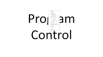 Data transfer and manipulation instructions, Program Control