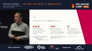 The Nuts and Bolts of WebdriverIO (Christian Bromann, Germany) [EN]
