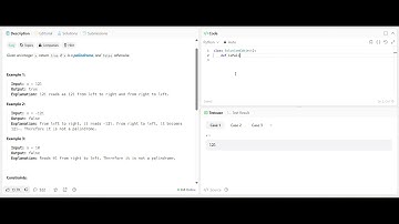1.Palindrome Number | LeetCode Problem Solution in Python