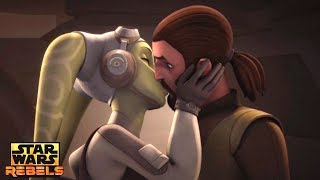 Star Wars Rebels: Kanan and Hera Kisses