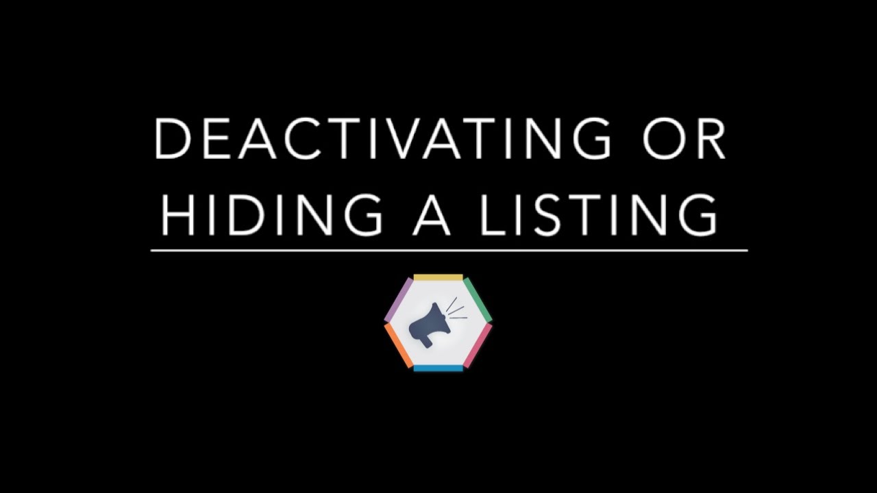 Listing Management 5 How To Deactivate Hide Listing From Website YouTube listing-management-5-how-to-deactivate-hide-listing-from-website-youtube