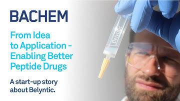 From Idea to Application - Enabling Better Peptide Drugs. A start-up story about Belyntic