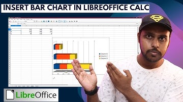 How to insert bar chart in libreoffice calc | insert bar chart on libreoffice calc