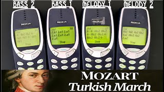 Turkish March - Mozart - 4 Nokia 3310 Composers cover