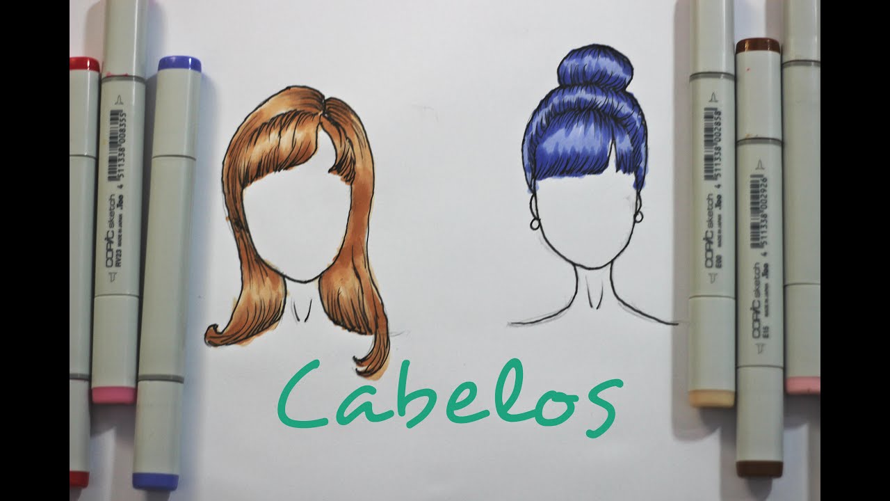 130 melhor ideia de como desenhar cabelo