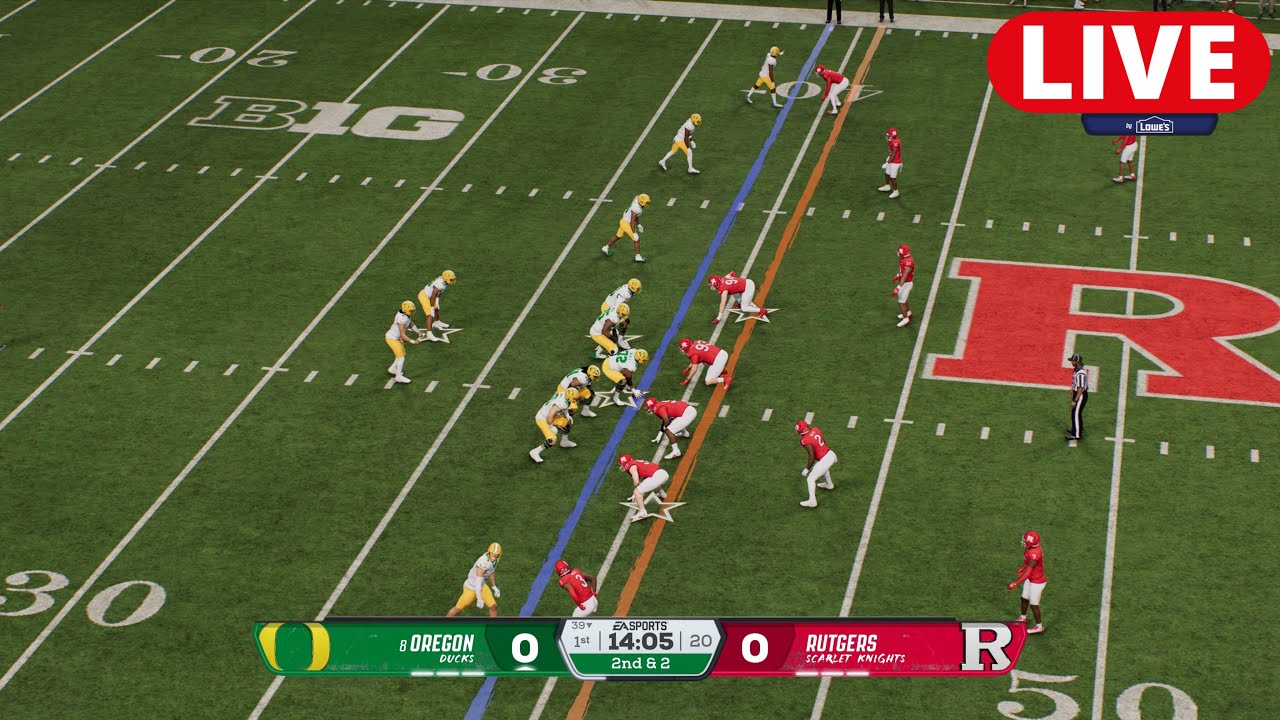 Oregon Ducks vs.Rutgers Scarlet Knights FULL GAME | 2025 NCAAF Season Week 8