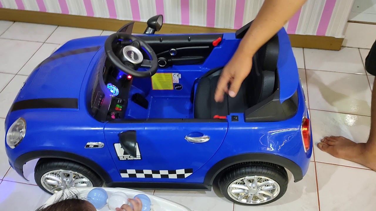 Mini Cooper Lisensi! 2 Mesin Pliko PK 3868 Mainan Anak Mobil Aki. 