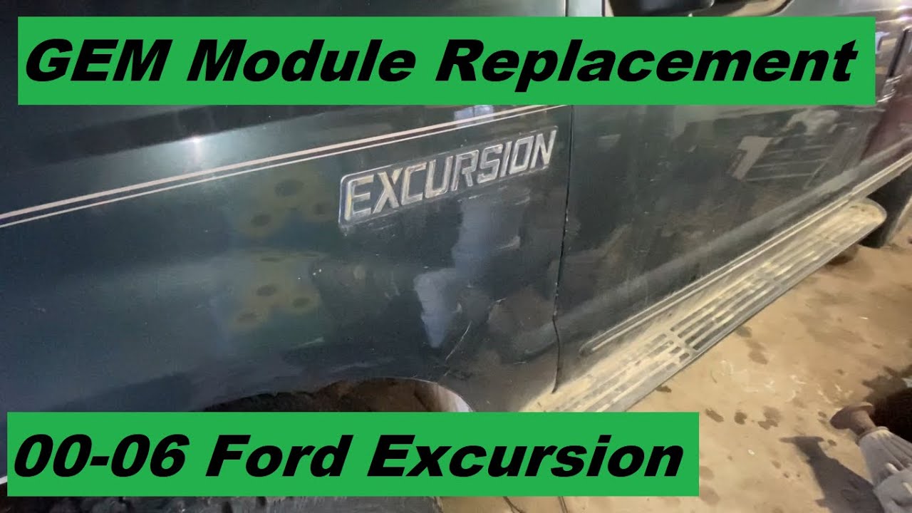 2004 ford excursion gem module location