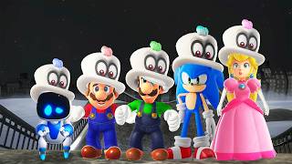 Super Mario Odyssey - All Playable Characters (Full Games)