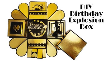 Explosion Box for Birthday | How to Make Explosion Box (Requested Video)