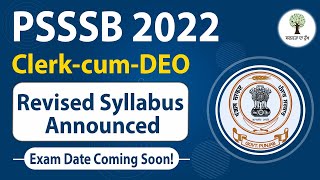 Psssb 2022 | Clerk cum Data Entry Operator | Revised Syllabus Announced | Success Tree Punjab