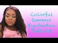 Colorful Summer Eye Look Feat. BH Cosmetics Festival Palette