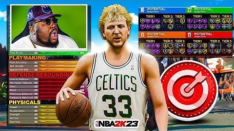 HOW TO MAKE A COMP "LARRY BIRD " DIMING 3-LEVEL SCORER BUILD ON NBA 2K23