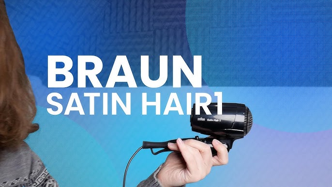 Best Small Hair Dryer? BRAUN Satin Hair 1 Style & Go Hair Dryer HD130 -  YouTube