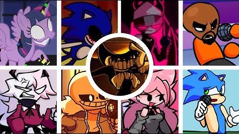 Nightmare Run but every turn a different character cover is used (fnf but everyone sings it)