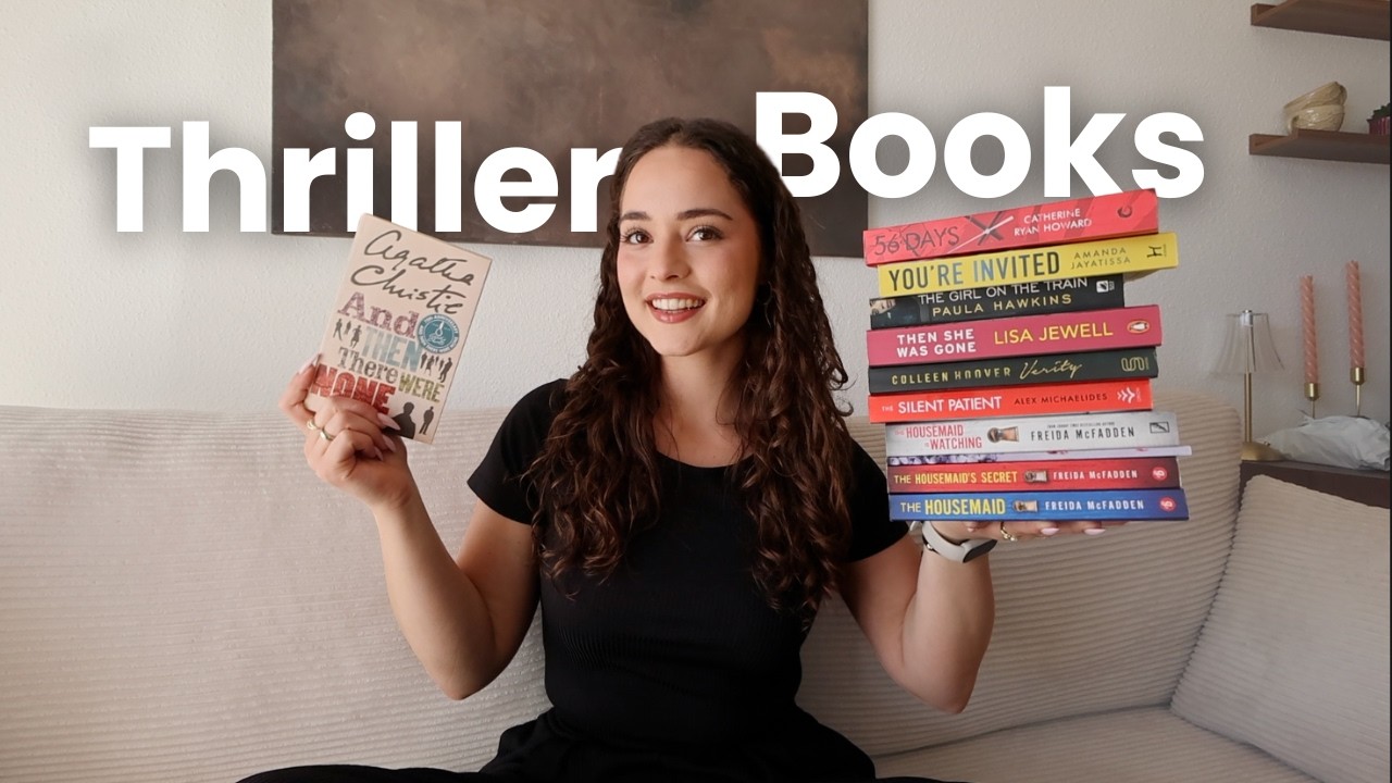 Books I have Read & Loved | Thriller & Mystery edition - YouTube