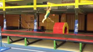 Straddle jump back tuck