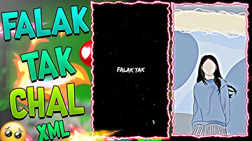 Falak Tak Chal Sath Mere Status Video Editing | Alight Motion Xml File | Viral Xml | Merajul Editz