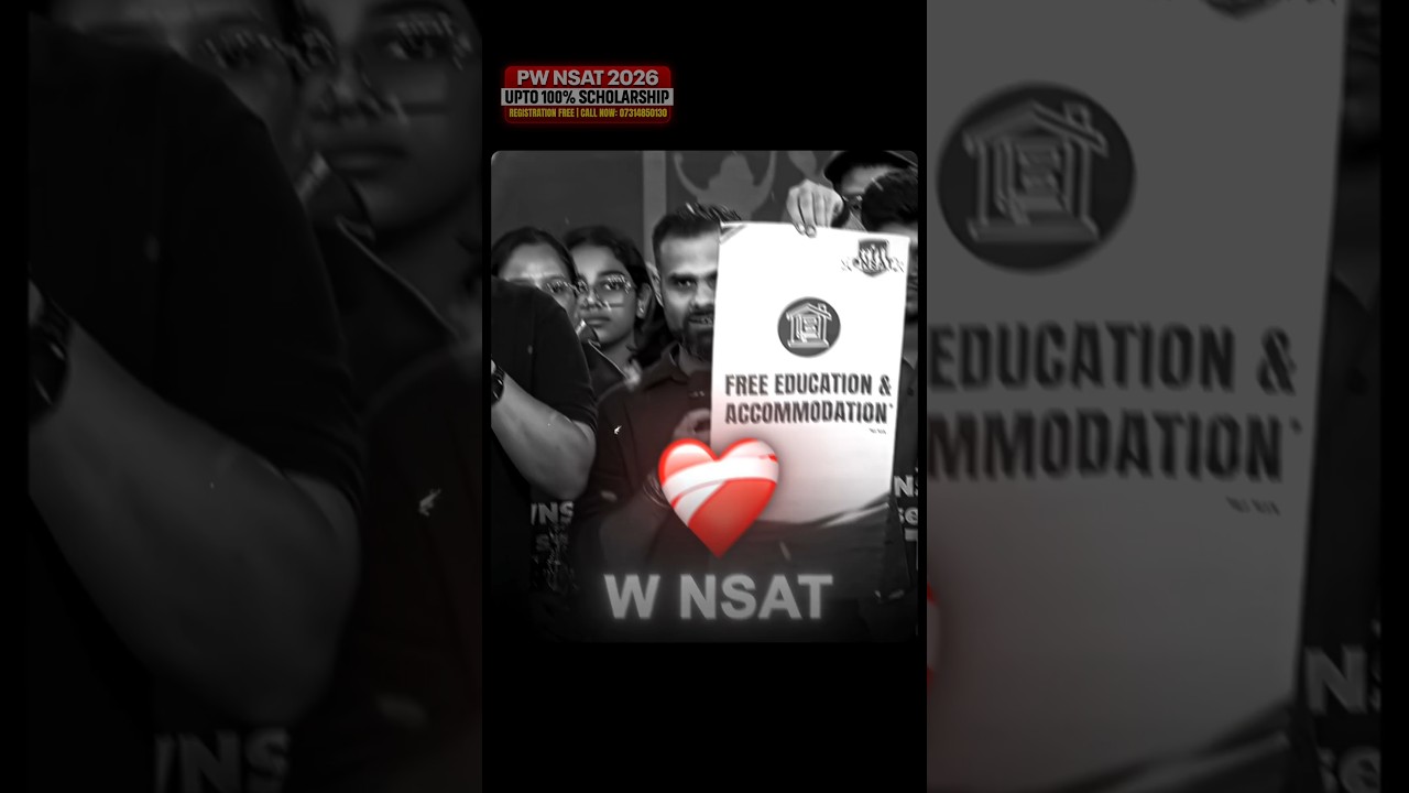PW NSAT 2026 🔥#nsat #pw #physicswallah #shorts