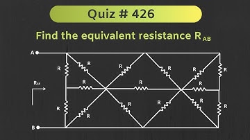 How to Find the Equivalent Resistance ? (Network Analysis ) | Quiz # 426