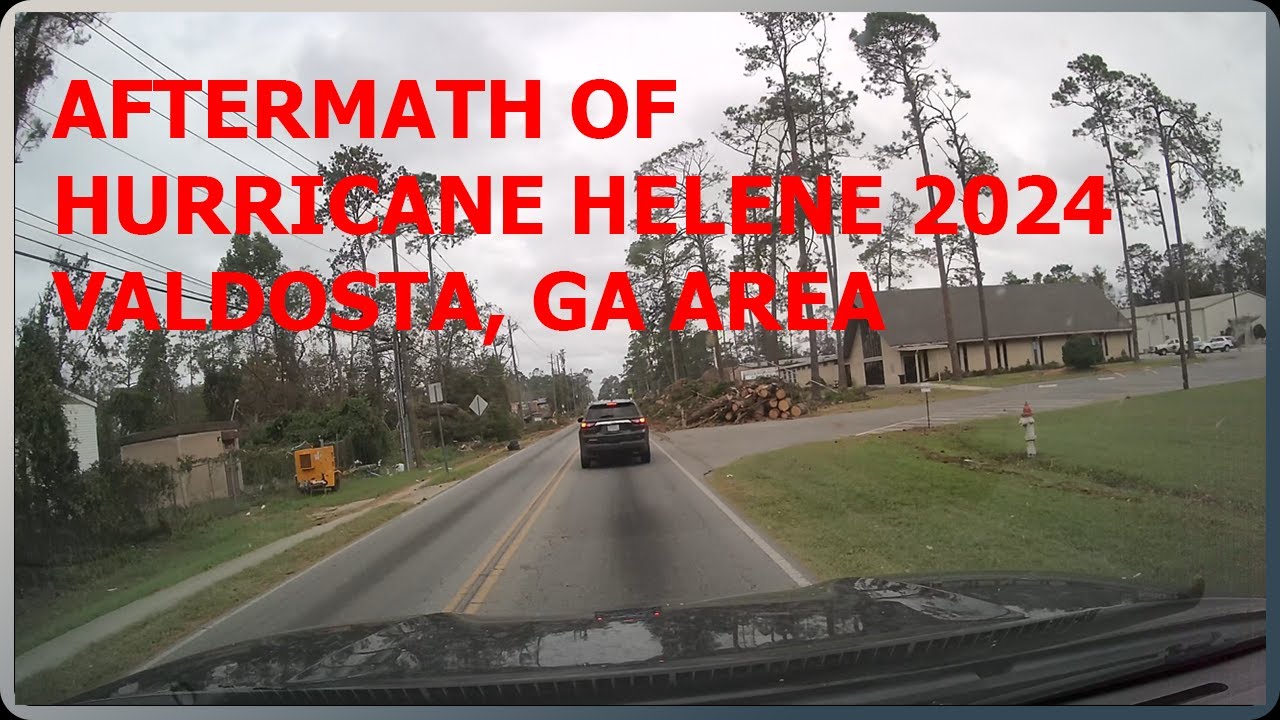 Hurricane Helene Aftermath - Valdosta GA Area - YouTube
