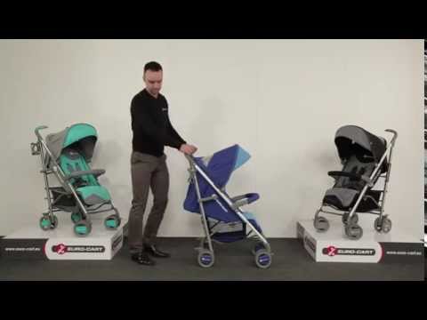 Видео обзор детской прогулочной коляски Euro-cart CrossLine