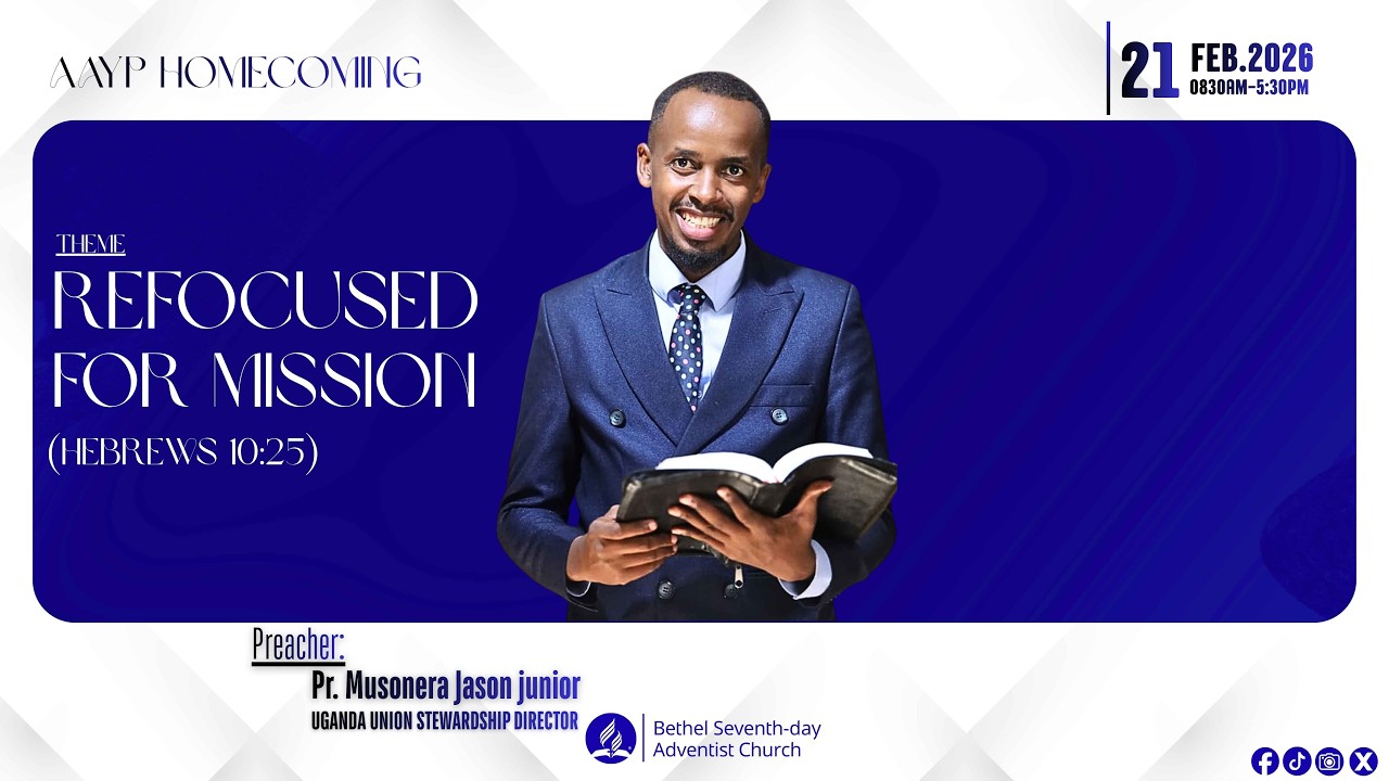 🔴Live: Sabbath Worship|| Pr. Musonera Jason Junior || Refocused for Mission|| Hebrews 10:25