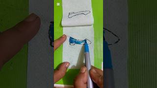 tissue paper magic drawing. Emoji color mixing. #trending  #painting #drawing #colormixin #art