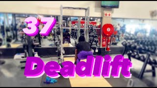 170kg Deadlift PR, gym session 37 With TOK