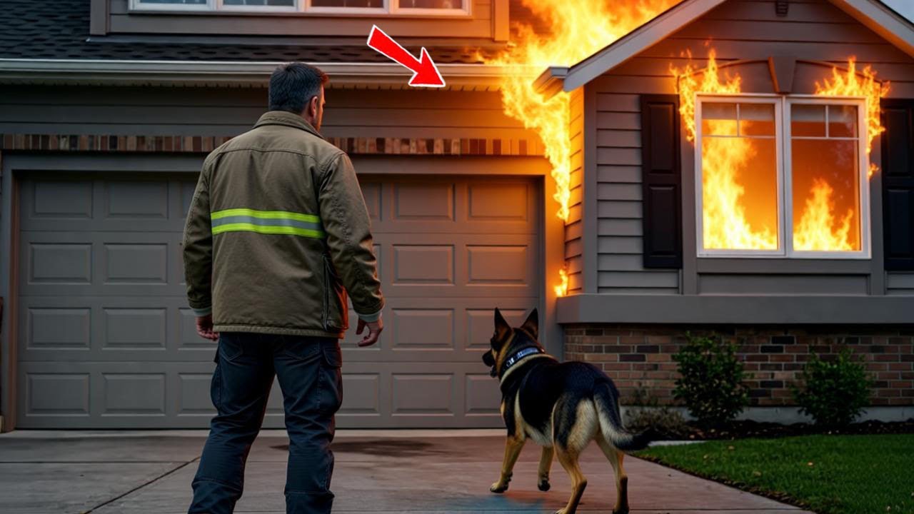 K9 Dog Refused to Leave a Burning House — What He Found Inside Saved a Child